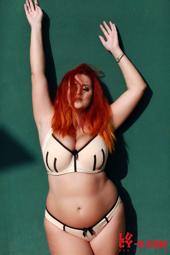 Lucy Vixen Strips Naked