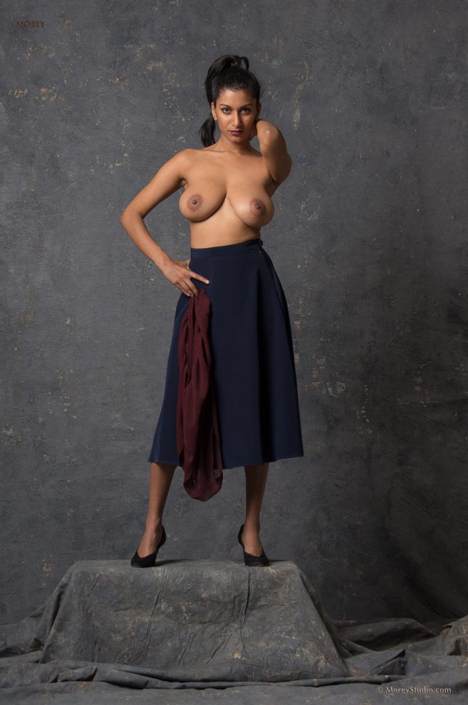 Sabine Erotic Nude Posing for Morey Studio