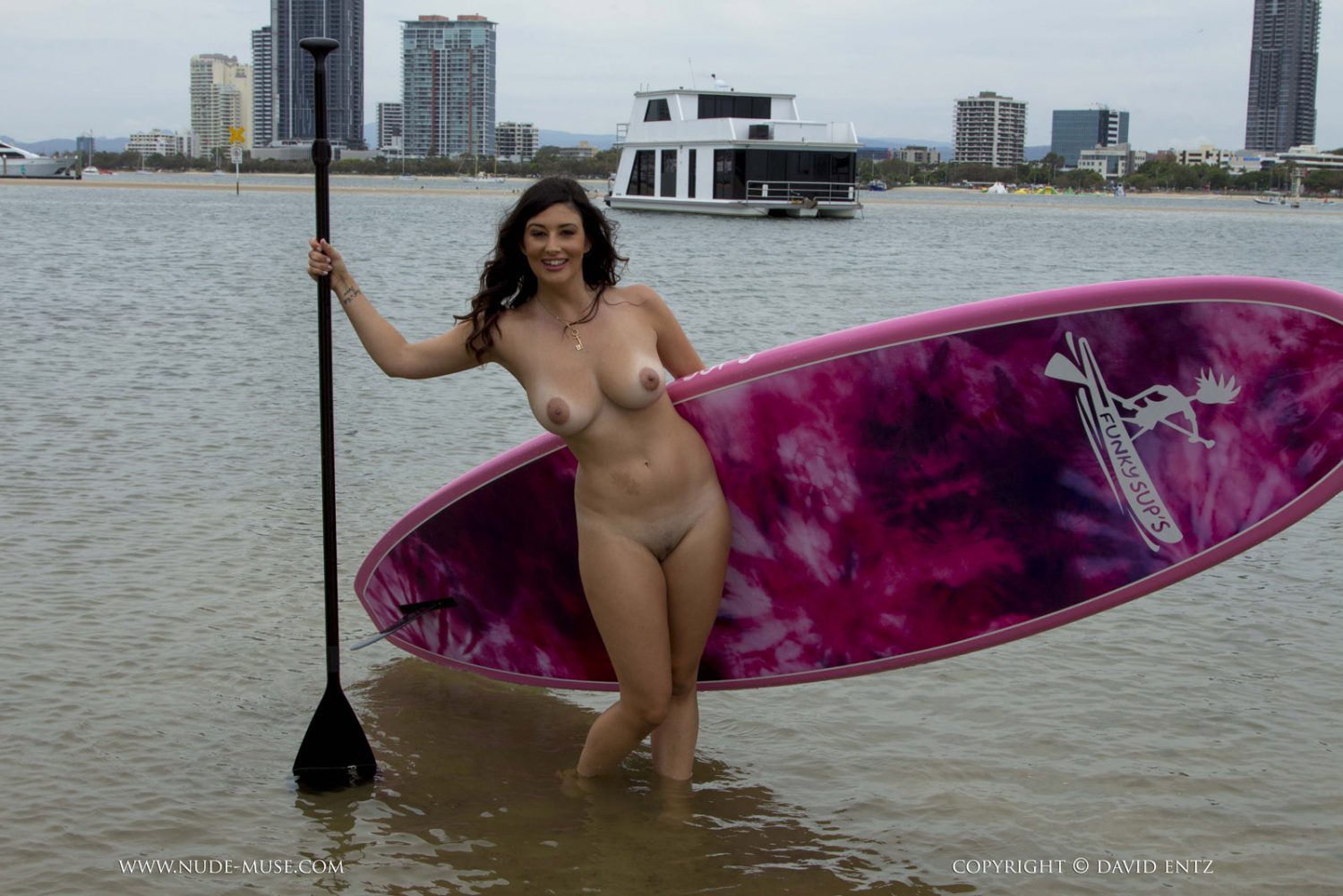 Scarlett Morgan Paddle Boarding Nude Muse
