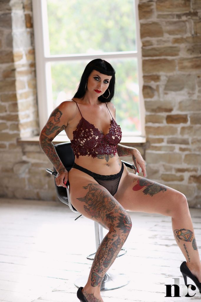 Cherrie Pie Inked In Lace Lingerie Nothing But Curves