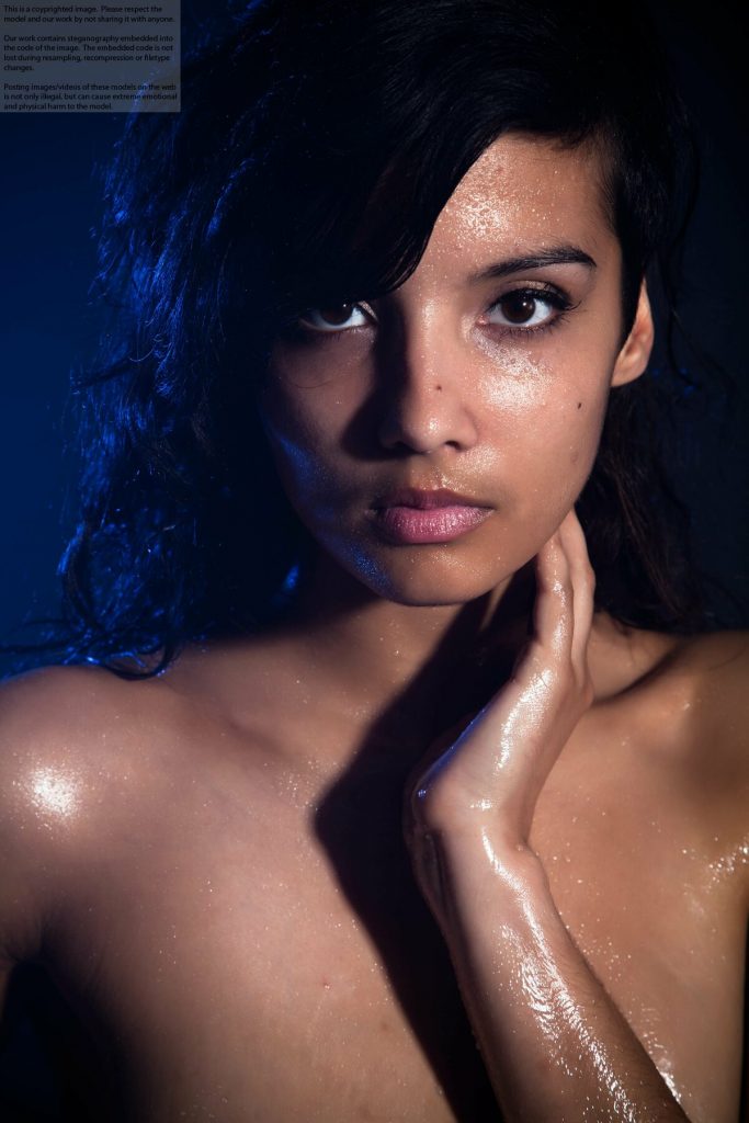 Indian Babe Shanaya in Nude Oiled Posing