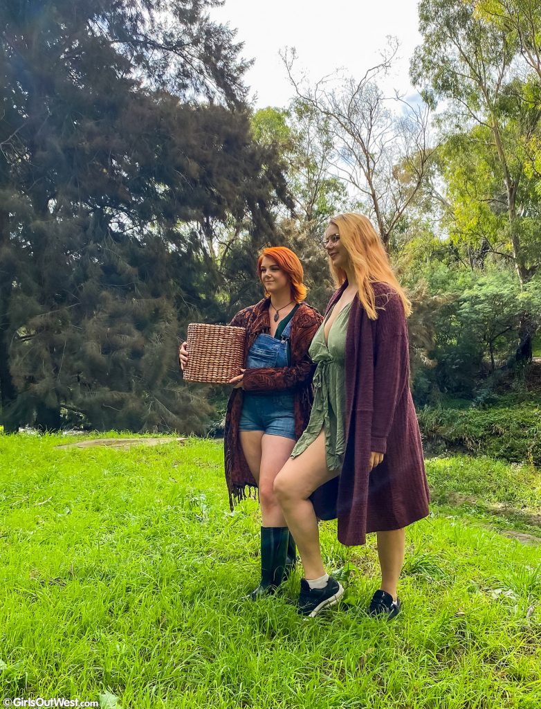 Ellie Zena and Sylvia Rose in Foraging Photos at Girls Out West