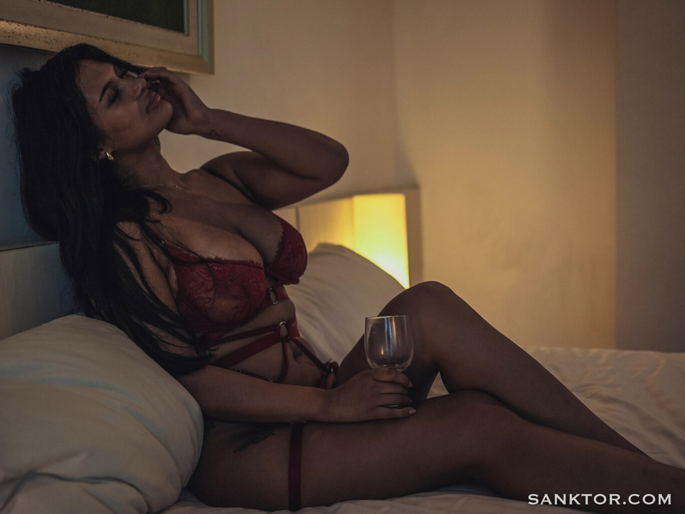 Kimberly Red Lingerie Sanktor