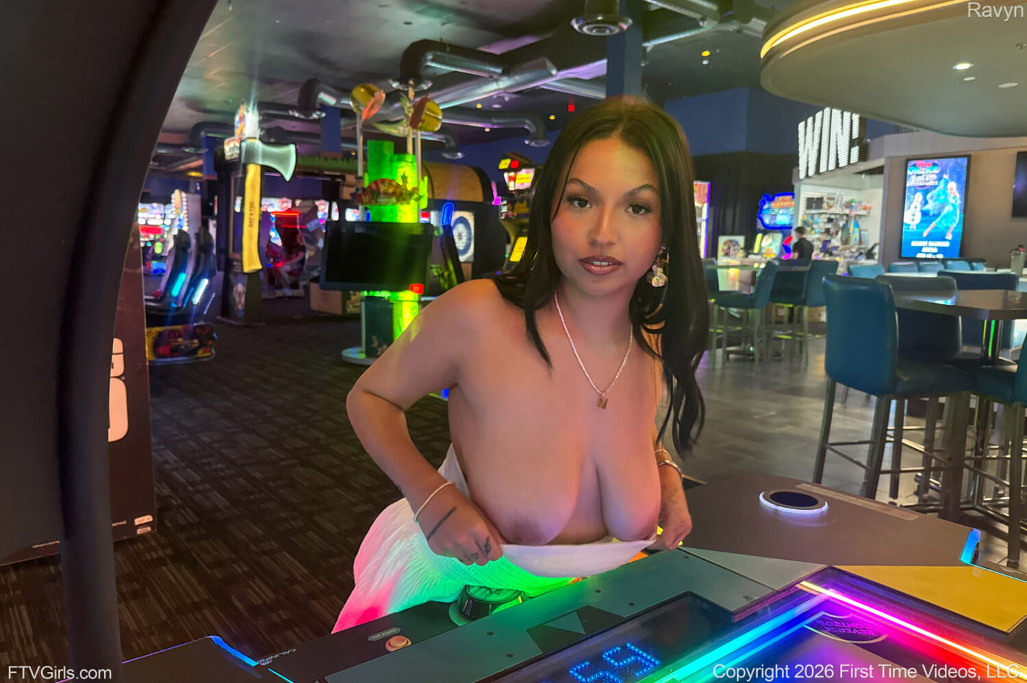 Ravyn Loose White Dress FTV Girls